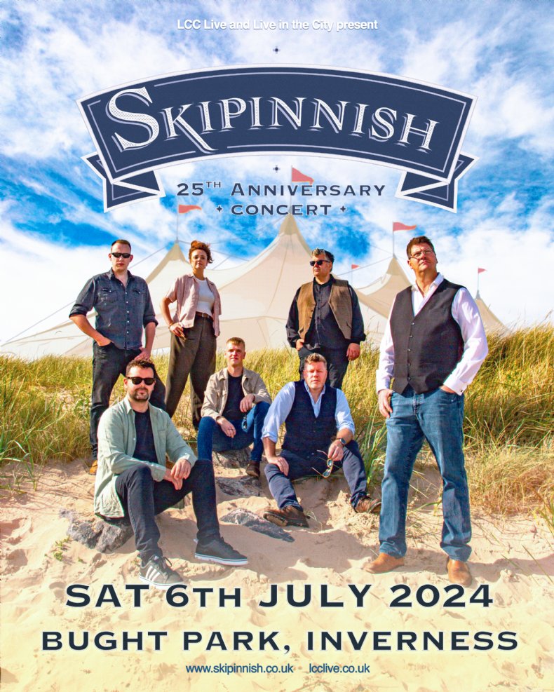 SKIPINNISH ANNOUNCE 25TH ANNIVERSARY CONCERT LCC Live