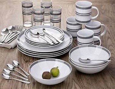 Crockery and Cutlery Set